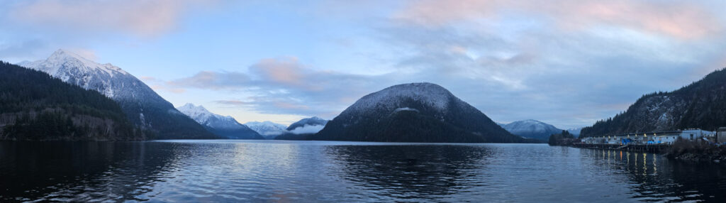 Panoramic view of Silver Bay