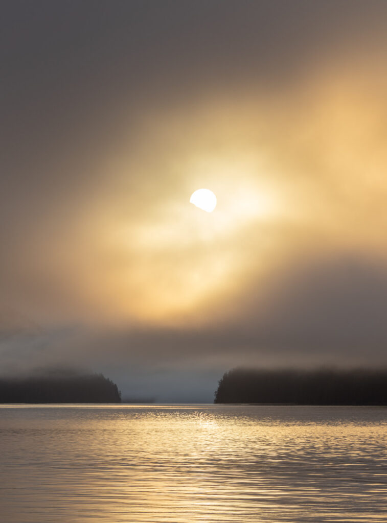 Clouds and Sun over Silver Bay