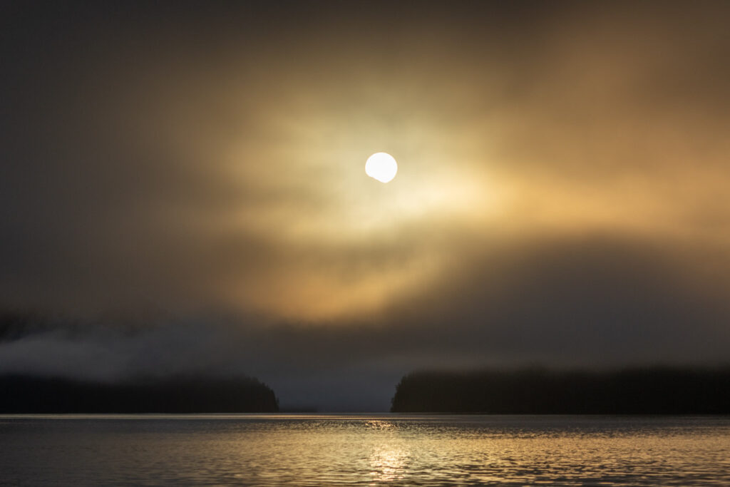 Clouds and Sun over Silver Bay