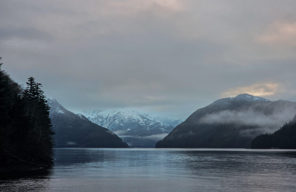 Silver Bay Before the Sun Breaks Trhough