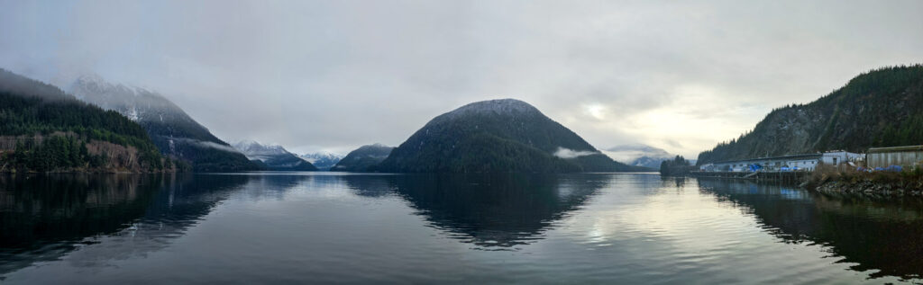 Panoramic view of Silver Bay