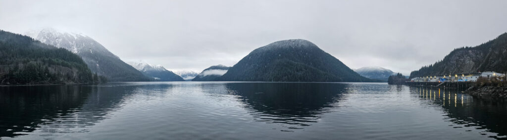 Panoramic view of Silver Bay