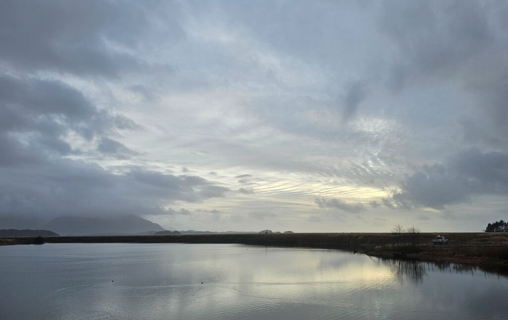 Clouds over the Airport Lagoon