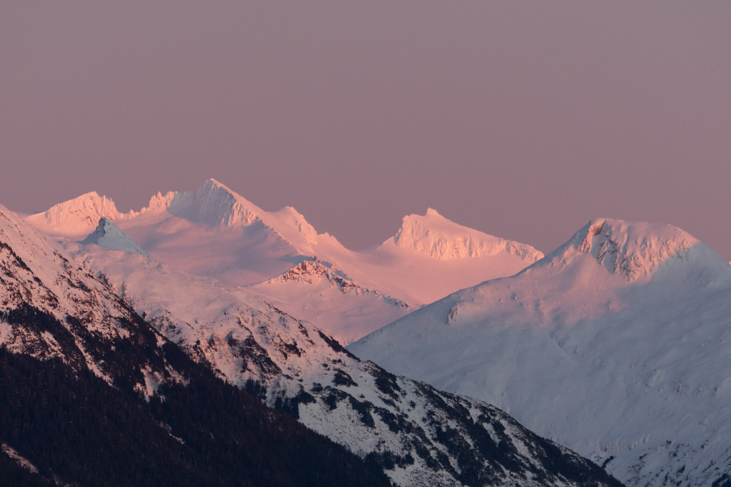 Alpenglow on the High Peaks