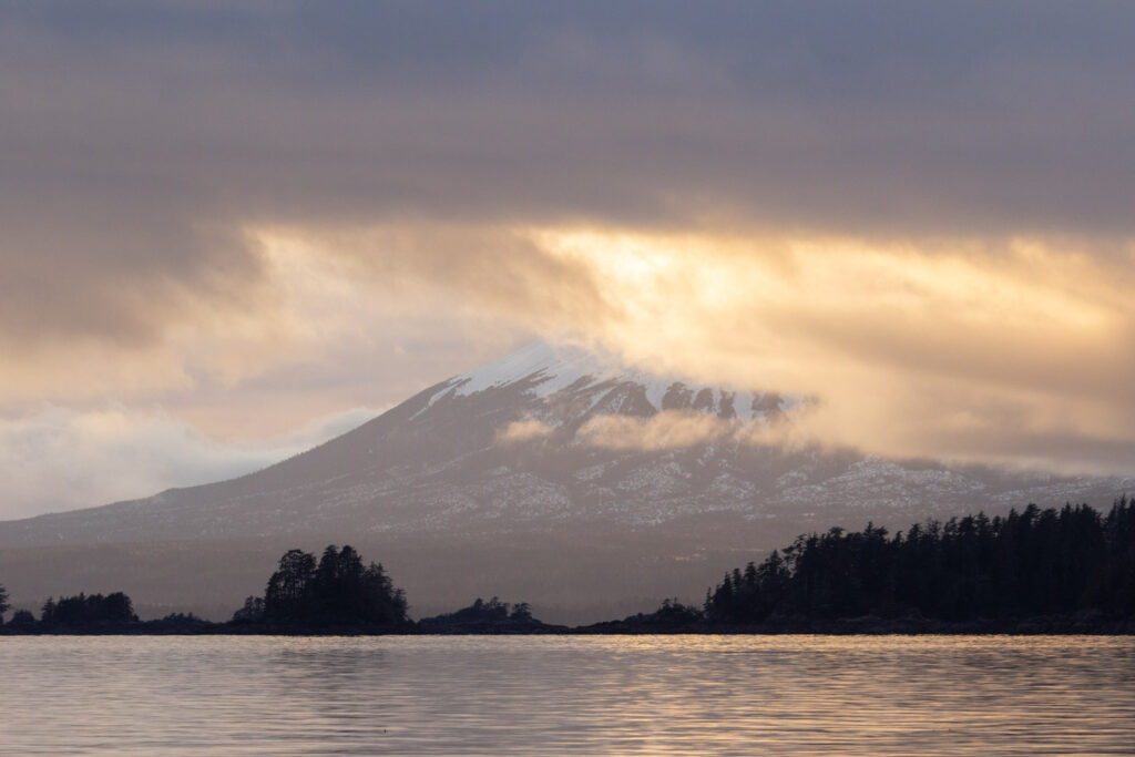 Mt. Edgecumbe and Clouds