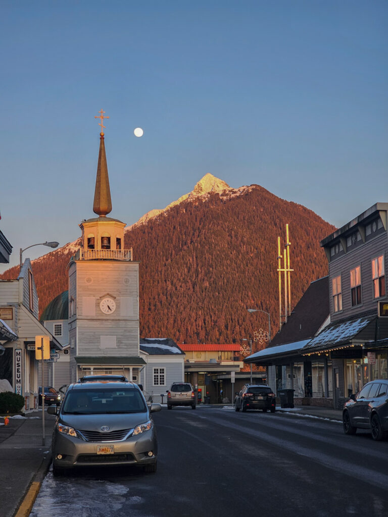 St. Michael's, Moon and Mountain