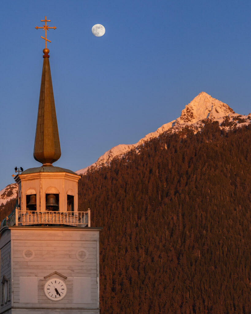 St. Michael's, Moon and Mountain