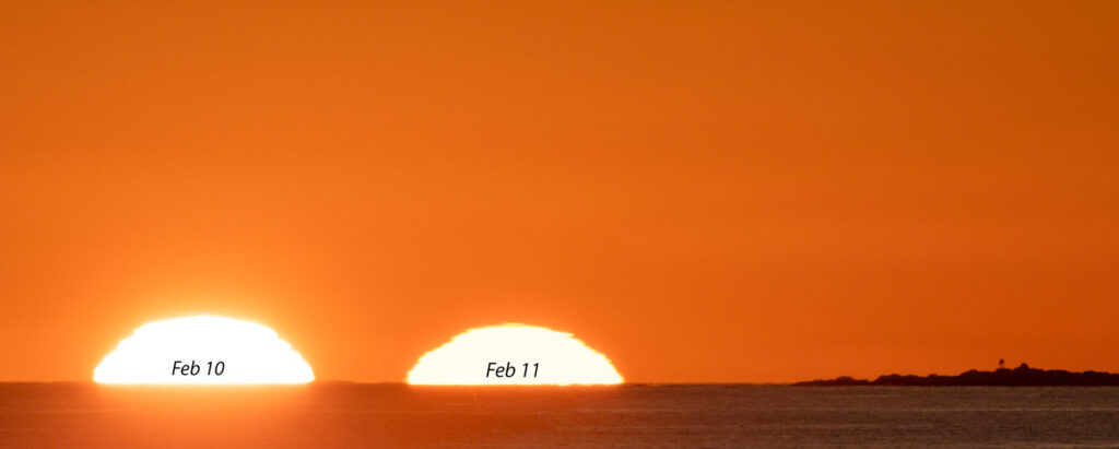 Composite of Two Sunsets