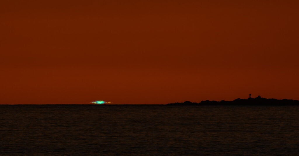 Blue Green Flash