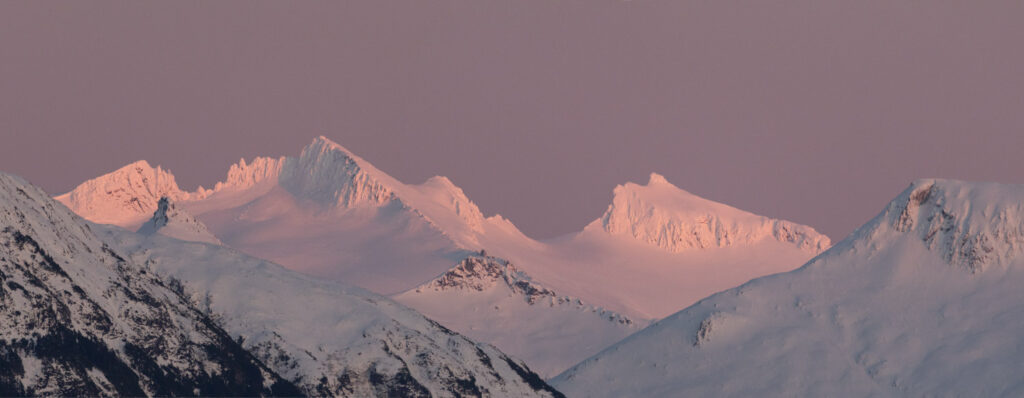 Alpenglow on the High Peaks