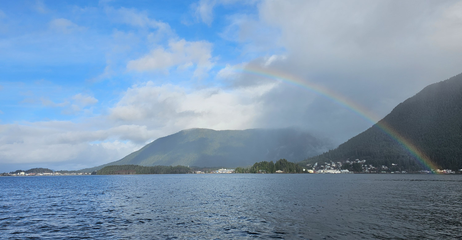 Rainbow over Sitka