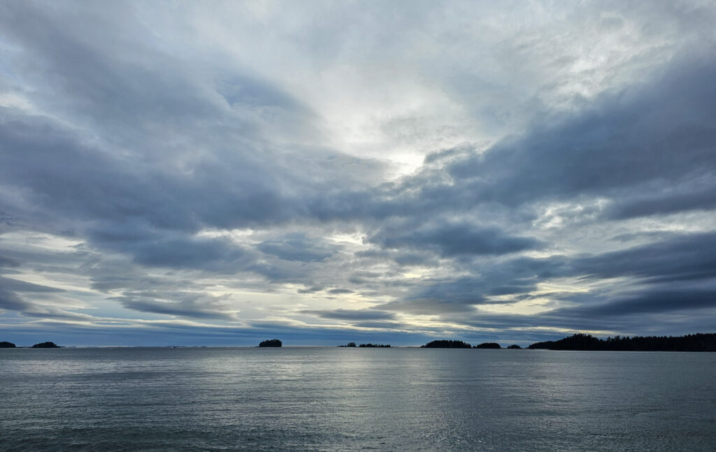 Clouds over Sitka Sound