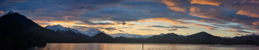 Crescent Bay Sunrise Panorama