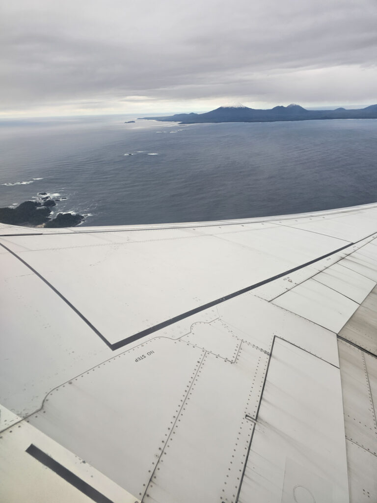 Mt. Edgecumbe from the Air