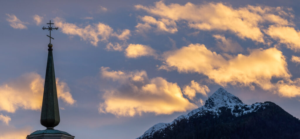 Cross and Clouds