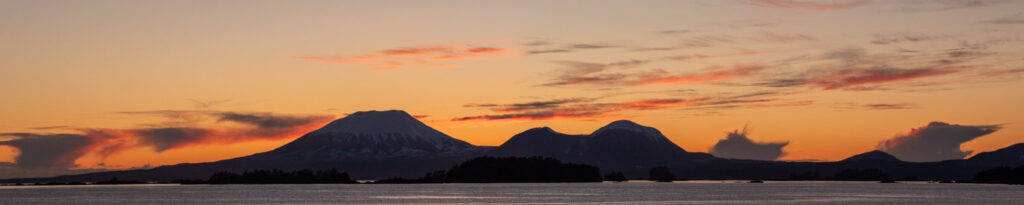 Mt. Edgecumbe Sunset Panorama