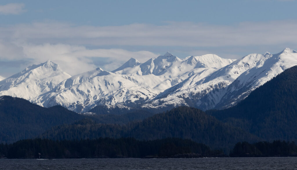 Snow-covered Ridges and Peaks