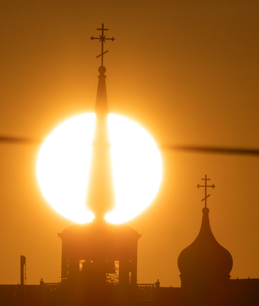 St. Michael's and Low Sun